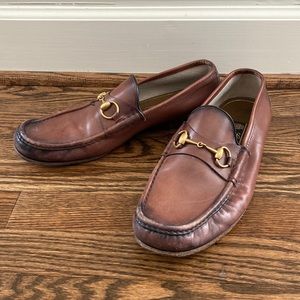 Gucci Horsebit Mens Loafer Brown